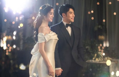 우혜림&신민철, 7년 열애끝에 결혼식...'눈길'