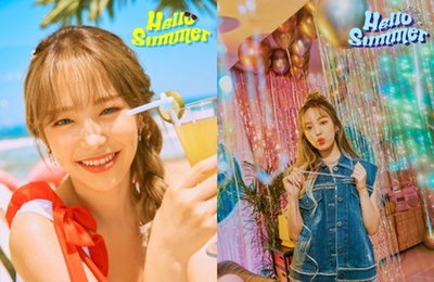 에이프릴 레이첼X진솔, 'Hello Summer' 콘셉트 포토 공개...'여름의 매력'