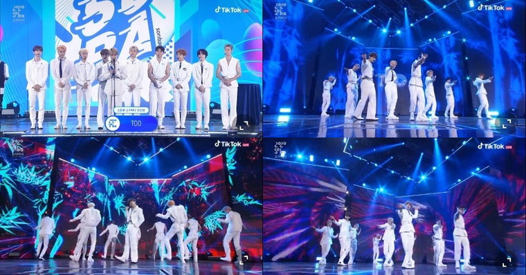 사진 = TikTok '2020 소리바다 베스트 케이뮤직 어워즈' 캡처
