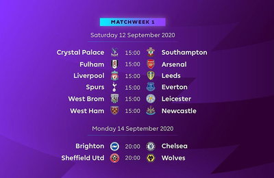 손흥민의 토트넘, 2020-2021시즌 EPL 개막전서 에버턴과 격돌