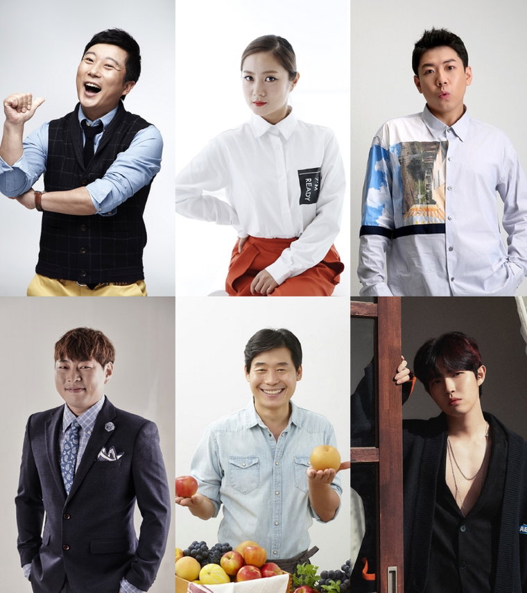 사진 제공 : SM C&C(이수근), JDB엔터테인먼트(박나래), A9미디어(양세찬, 이진호), KBS(이연복), 스윙엔터테인먼트(김재환)