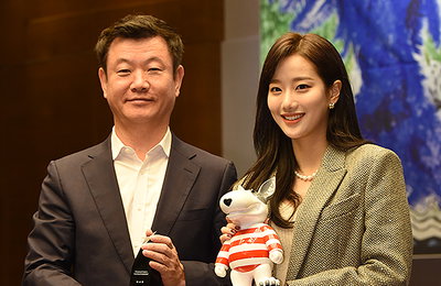 [포토] 에이프릴 멤버 이나은, 'BIAF2020' 홍보대사 위촉