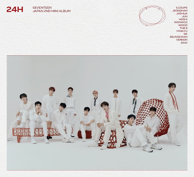 [사진]플레디스엔터테인먼트 제공, 보이그룹 세븐틴 일본 미니 2집 '24H'표지 사진