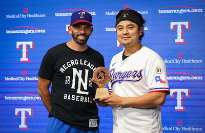 추신수, MLB 클레멘테상 텍사스 후보로 지명
