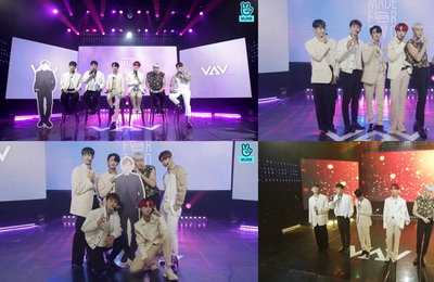 ‘오늘 컴백’ VAV, 새 앨범 ‘메이드 포 투’ 발매 기념 쇼케이스 성료…타이틀곡 최초 공개→바론 영상 편지에 ‘울컥’