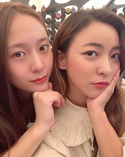 [사진]루나 인스타그램, 왼쪽부터 크리스탈, 루나