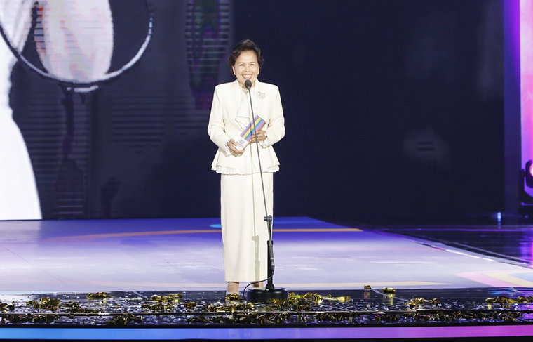 [사진]TV조선 제공, '2020 트롯어워즈' 대상을 수상한 이미자