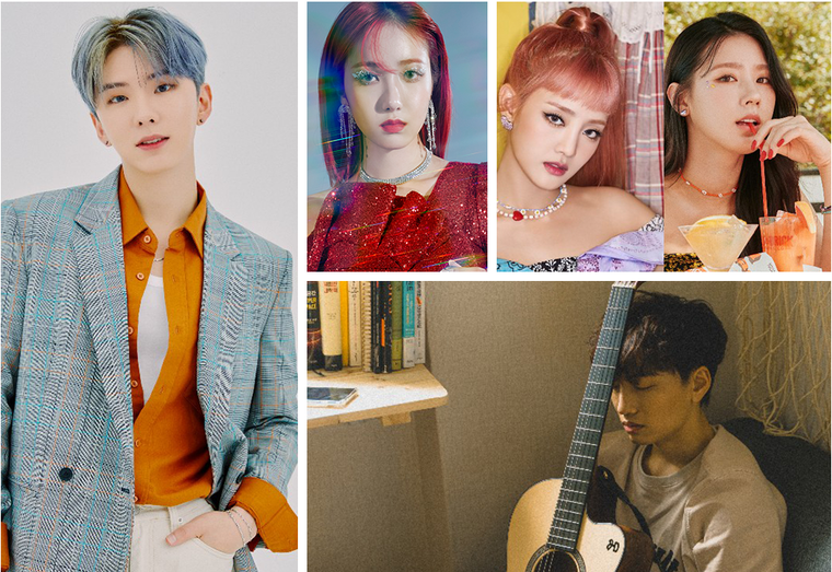 사진제공 : 스타쉽엔터테인먼트, 쏘스뮤직, 큐브엔터테인먼트, 매직스트로베리사운드