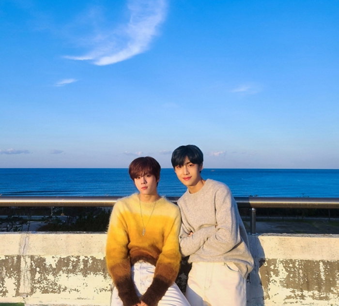 [사진]티오피미디어&middot;브랜뉴뮤직 제공, 김우석(좌)과 이은상