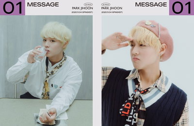 ‘컴백 D-9’ 박지훈, 정규 1집 ‘MESSAGE’ 첫 콘셉트 포토 공개! 카리스마↔순수 오가는 소화력! 설렘 부르는 금빛 비주얼
