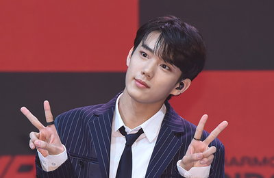 [K포토] P1Harmony(피원하모니) 인탁 "데뷔 타이틀곡 '사이렌' 첫 느낌? 히어로 떠올라"
