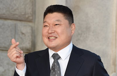 [K포토] 강호동 "대통령 표창 받으러 왔어요"