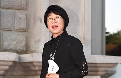 [K포토] '대중문화 예술상' 참석한 성우 송도순, '이런자리가 처음이라'