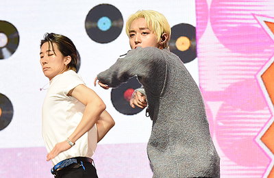 [K포토] 가수 박지훈, 힙하게 즐겨봐요~