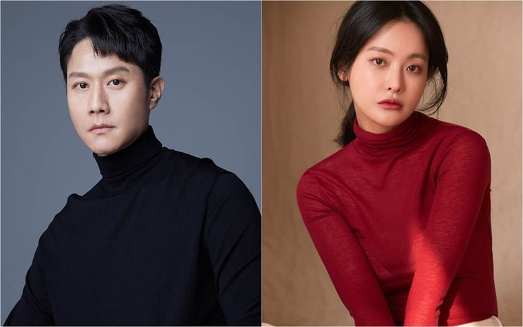 [사진]BH엔터테인먼트, 정우(왼쪽)와 오연서

