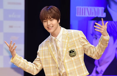 [K포토] '엑스원 출신' BAE173 도현, 막내답게 애교 발산중~