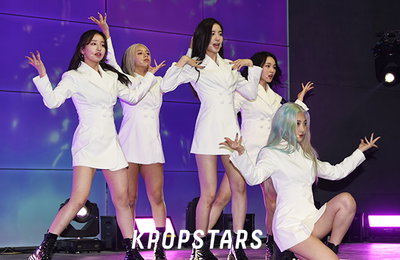 [K포토] "목표=음악방송 1위"..우아!, 데뷔 후 6개월만 컴백→신인상 주인공 될까