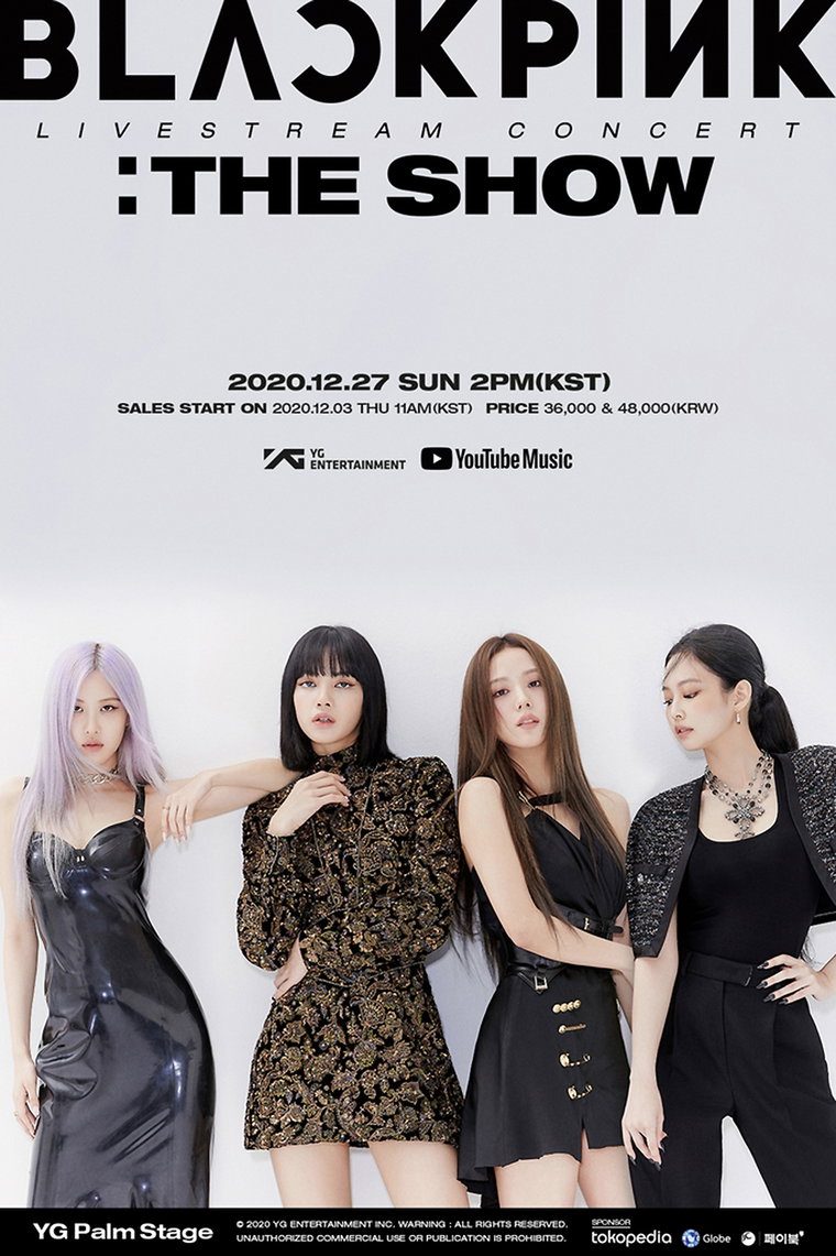 [사진]YG엔터테인먼트 제공, 라이브스트림 콘서트 '더 쇼' 포스터