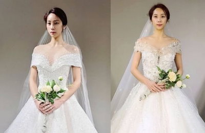 '예비맘' 조민아, 웨딩드레스 공개 "민낯+토덧, 퀭하게 찍혔다"