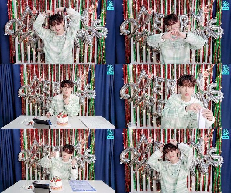 사진 = V LIVE '금산타의 크리스마스 전야제' 방송 캡처