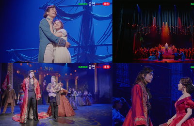 뮤지컬 ‘몬테크리스토’ 최초 공개 드레스 리허설 뜨거운 ‘박수’ 앙상블, 스태프 위한 특별 상영회로 의미 더해