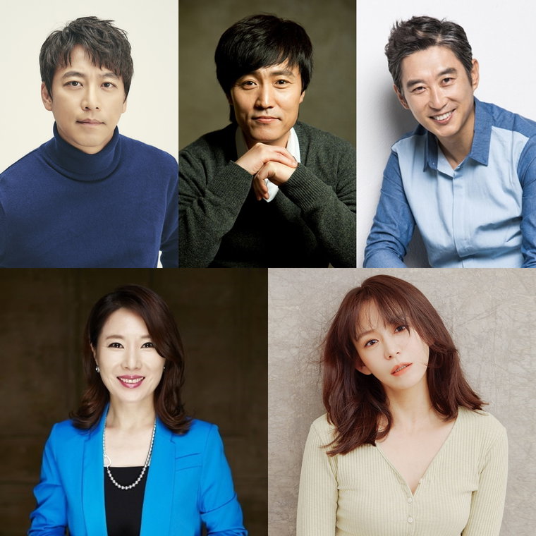 사진 제공: 오만석(피엘케이굿프렌즈), 엄효섭(스타빌리지엔터테인먼트), 김원해(더블에스지컴퍼니), 황영희(빅보스엔터테인먼트), 심이영(높은엔터테인먼트)