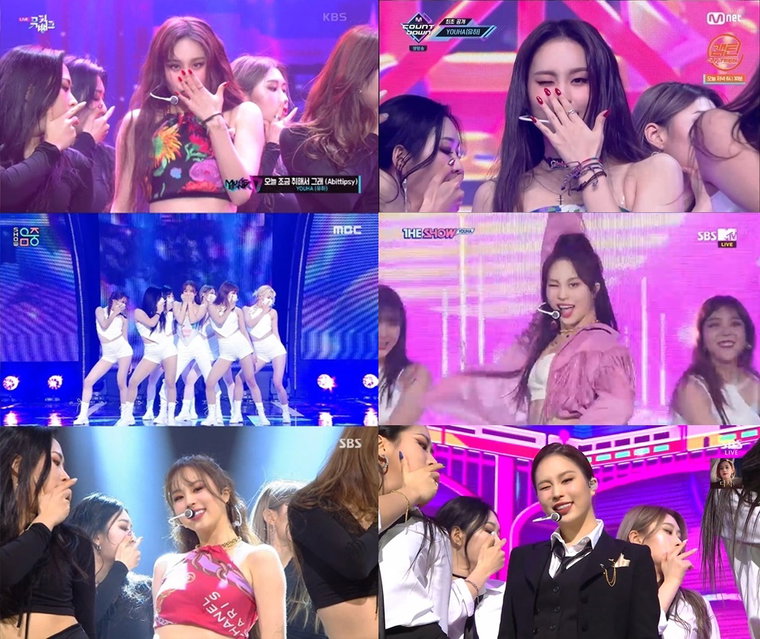 사진= Mnet &lsquo;엠카운트다운&rsquo;, KBS2 &lsquo;뮤직뱅크&rsquo;, MBC &lsquo;쇼! 음악중심&rsquo;, SBS &lsquo;인기가요&rsquo;, SBS MTV &lsquo;더쇼&rsquo; 캡처