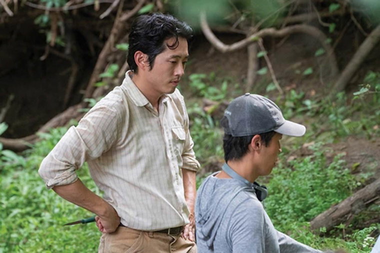 [사진]판씨네마 제공, 배우 스티븐 연(왼쪽)과 정이삭 감독