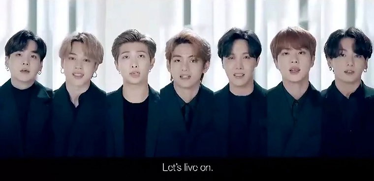 [사진]UN웹TV 캡처, 유엔 총회에서 미래세대 위한 희망 메시지
