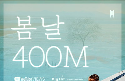 BTS "봄날" 뮤직비디오, 공개 4년여만 4억뷰 돌파
