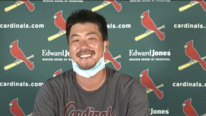 [사진]MLB 프레스박스 화상 인터뷰 캡처