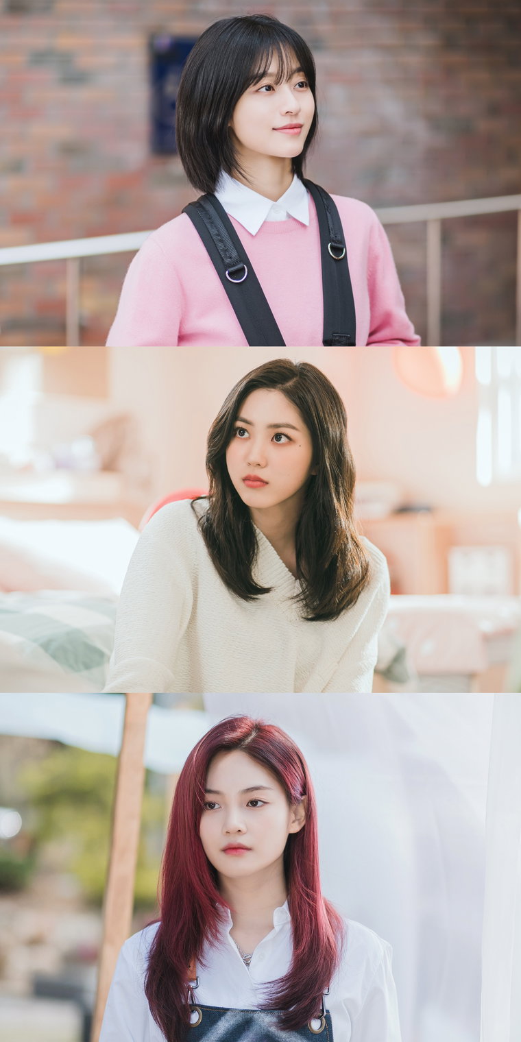 강민아 권은빈 우다비 사진 제공: 빅토리콘텐츠, 에이에이치엔스튜디오
