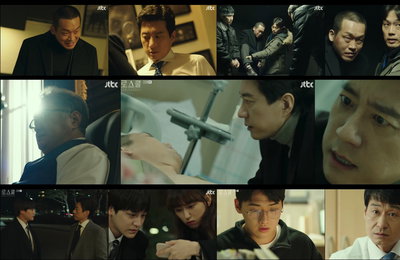 JTBC <로스쿨> 살인사건 진범, 조재룡! 검거 되자마자 바로 사망 위기?! 시청률 7.7% 자체 최고 기록 경신!