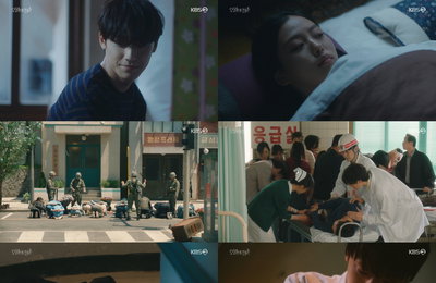 KBS 2TV 월화드라마 <오월의 청춘> 비극 전개 앞둔 이도현-고민시, 간절하게 맞잡은 두 손 ‘애틋함 가득’ 실탄 등장하는 ‘폭풍전야’ 엔딩!
