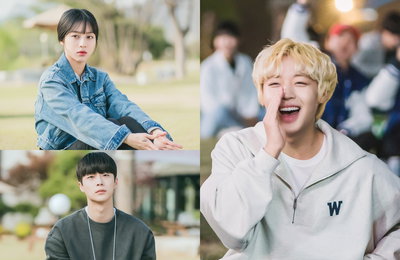 KBS 2TV 새 월화드라마 <멀리서 보면 푸른 봄> 14일(오늘) 첫 방송! 박지훈-강민아-배인혁, 새터에서 생긴 일! 박지훈의 표정 굳은 이유는?