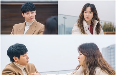 tvN 새 월화드라마 ‘너는 나의 봄’ 서현진-김동욱, ‘찌릿찌릿’ 매콤한 ‘멱살잡이 첫 대면’ 현장!… 불꽃 튀는 ‘신경전 투샷’ 공개!