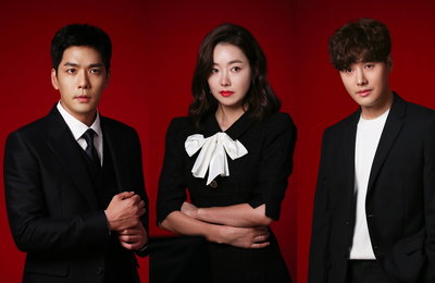 KBS 2TV 새 일일드라마 <빨강 구두> 박윤재-신정윤, 소이현을 둘러싼 미묘한 삼각 로맨스 예고 3人 3色 카리스마 자랑하는 3인방의 케미에 기대감