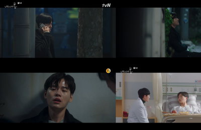 배우 윤지온, tvN 월화드라마 <너는 나의 봄> 신입 형사 ‘박호’로 완벽 변신하며 좌중 압도! 윤박 미행하던 중 의문의 남자와 조우하며 긴장감 수직상승! 종횡무진 활약으로 사건의 실마리 파헤친다