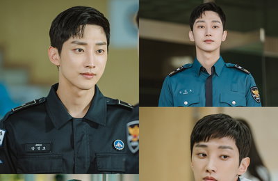 KBS 2TV 새 월화드라마 <경찰수업> 첫 방송 D-5! 진영, 소년미+카리스마 장착! 각기 다른 분위기 자아내는 완벽한 '덮+깐 모먼트'