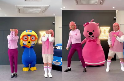 '부끄뚱' 문세윤∙라비, 뽀로로X루피와 특급 컬래버 진행...귀염+잔망미 폭발