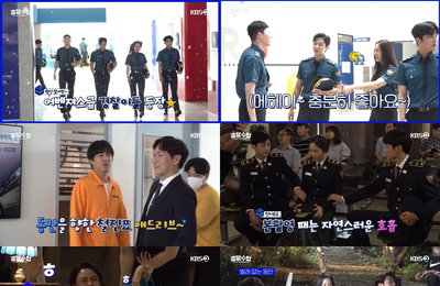 KBS 2TV 월화드라마 <경찰수업> 7, 8회 메이킹 영상 공개! 진영-정수정-이달-유영재, 압도적 포스의 ‘경찰대 어벤져스’ 등장