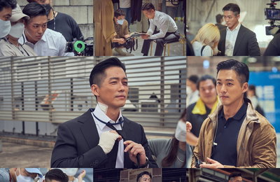 MBC 금토드라마 <검은 태양> 남궁민, 프로페셔널한 ‘믿보배’의 카메라 밖 순간 포착! ‘검은 태양’ 3-4회 비하인드 컷 대 방출!