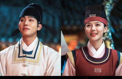 SBS 월화드라마 <홍천기> 김유정X안효섭, 쏟아지는 별빛 아래 ‘낭만 궁궐 데이트’