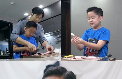 KBS 2TV 예능 <편스토랑> 김재원 아들 이준, 외국인 손님 응대까지 '매너+영어' 완벽