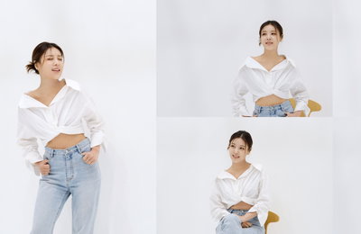 유빈, '우리 식구됐어요' 포스터 촬영 비하인드 컷 공개...상큼+청순 비주얼 과시
