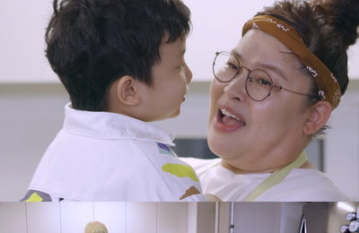 KBS 2TV 예능 <편스토랑> 이영자, 사랑둥이 승우에 심쿵 '뽀뽀 쪽'