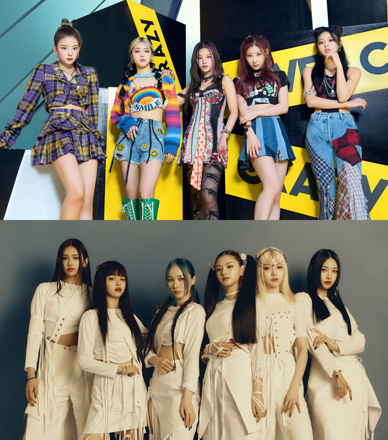 사진제공: JYP엔터테인먼트(ITZY), 위에화엔터테인먼트코리아(에버글로우)
