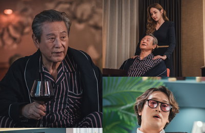 IHQ 새 월화드라마 <스폰서> 한채영, 박근형-김정태 부자와 질긴 인연 비밀스러운 기류가 감도는 한채영-박근형 여유로운 포스 가득한 김정태까지