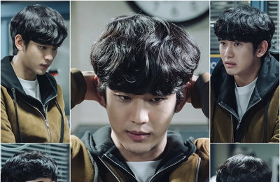 쿠팡플레이 시리즈 ‘어느 날’ 김수현,“저 아니에요!!”추락의 전초전! ‘경찰서 몸수색’ 현장!
