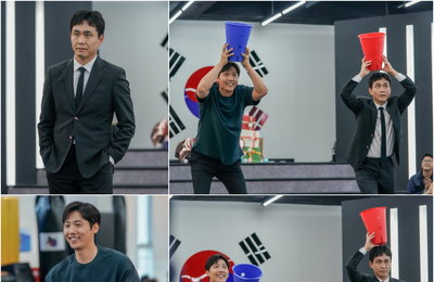 TV CHOSUN 새 토일미니시리즈 ‘엉클’ 오정세-이상우, “은근한 자존심이 걸렸다?!” 게임에 진심인 두 남자!… ‘승부욕 발동 투샷’ 공개!
